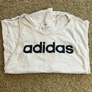 Adidas- White Tank Top